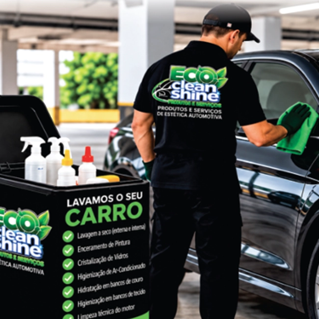 Serviço de estética automotiva em condomínio